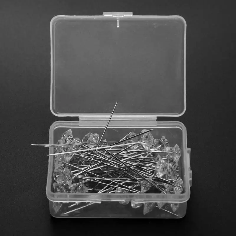50pcs/set 8x53mm Rhinestone Head Pins DIY Sewing Pin Dressmaking Fixing Needle Weddings Corsage Decorating Pins
50pcs/set 8x53mm Rhinestone Head Pins DIY Sewing Pin Dressmaking Fixing Needle Weddings Corsage Decorating Pins