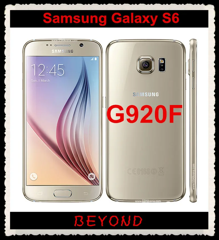 Samsung Galaxy S6 Оригинальный разблокированный 4G GSM Android мобильный телефон G920F