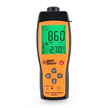 AR8200 Gas Analyzer CO2 Carbon Dioxide Air Quality Monitor Analyzer Temperature Thermometer Tester Gas Detector Measuring Meter
AR8200 Gas Analyzer CO2 Carbon Dioxide Air Quality Monitor Analyzer Temperature Thermometer Tester Gas Detector Measuring Meter