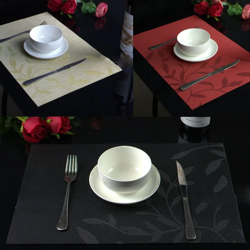 New arrival 4PCS PVC Weave Placemats Coasters Dinning Table Heat Insulation Mats Petal Wedding Party Decoration
New arrival 4PCS PVC Weave Placemats Coasters Dinning Table Heat Insulation Mats Petal Wedding Party Decoration