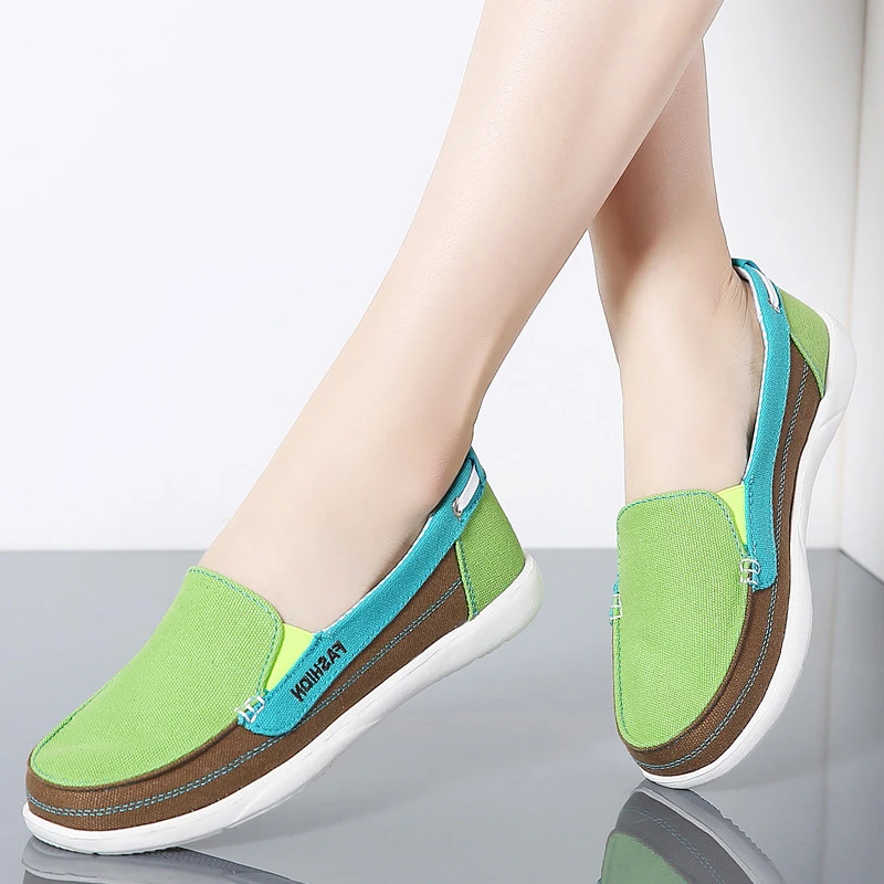 MIUBU 2019 Autumn Women Canvas Shoes Woman Slip-on Loafers Shoes Women Flats Tennis Shoes Ladies Breathable Flat Boat Shoes
MIUBU 2019 Autumn Women Canvas Shoes Woman Slip-on Loafers Shoes Women Flats Tennis Shoes Ladies Breathable Flat Boat Shoes