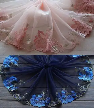 2 Colors 2 Yards Lace Trim Floral Embroidered Scalloped Tulle Lace 9 Inches Wide High Quality
2 Colors 2 Yards Lace Trim Floral Embroidered Scalloped Tulle Lace 9 Inches Wide High Quality