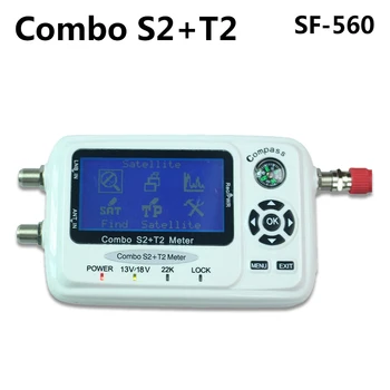 DVB-T2 DVB-S2 Digital Satellite Finder SF-560 SF560 Signal Meter Sat Finder with Compass DVB-S/T/S2/T2 SF 560 PK SF-500 
DVB-T2 DVB-S2 Digital Satellite Finder SF-560 SF560 Signal Meter Sat Finder with Compass DVB-S/T/S2/T2 SF 560 PK SF-500