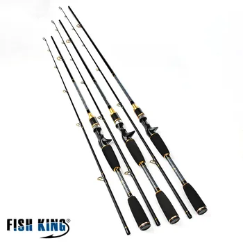 FISH KING Carbon C.W 10-30G 2 Section Soft Lure Fishing Rod 1.8M 2.1M 2.4M Baitcasting Fishing Rod Pesca Tackle Shop
FISH KING Carbon C.W 10-30G 2 Section Soft Lure Fishing Rod 1.8M 2.1M 2.4M Baitcasting Fishing Rod Pesca Tackle Shop