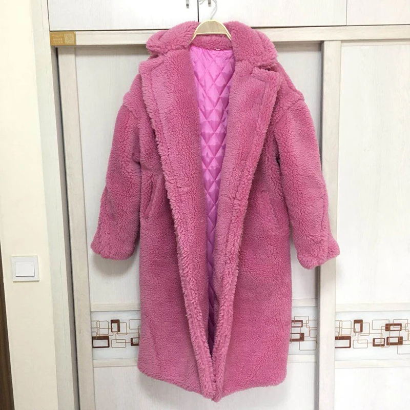 110cm Fake fur thick warm curly teddy coat new collection trend winter clothing oversize with underneath windshield 2 color
110cm Fake fur thick warm curly teddy coat new collection trend winter clothing oversize with underneath windshield 2 color
