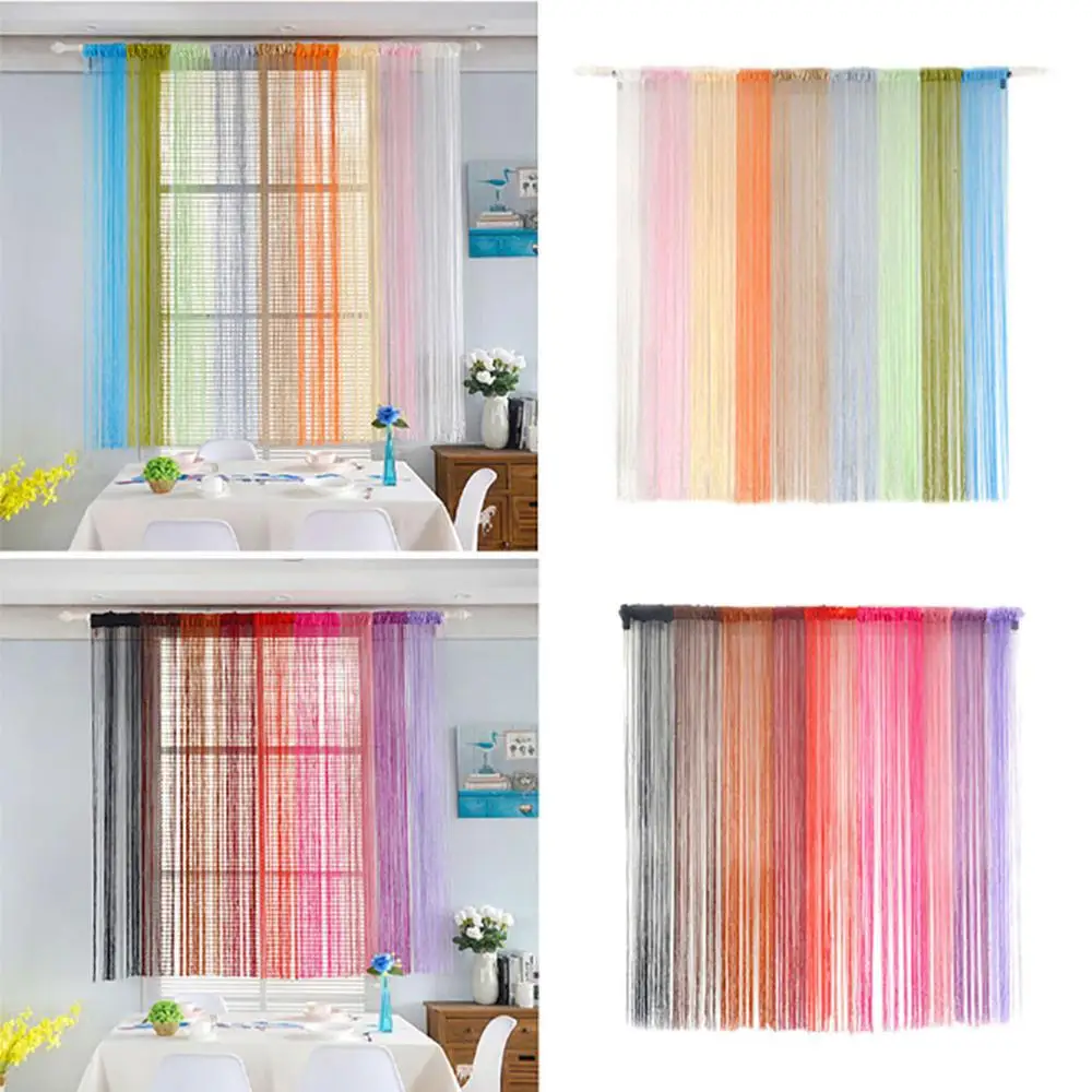 Linear curtain curtains Garden net edge door flying screen window divider cutting size window door decoration FD
Linear curtain curtains Garden net edge door flying screen window divider cutting size window door decoration FD