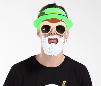 HOT Giant Bearded Green Hat Party Sunglasses Ridiculous Club Party Costume Fancy Dress Funny Glasses Christmas Irish Day
HOT Giant Bearded Green Hat Party Sunglasses Ridiculous Club Party Costume Fancy Dress Funny Glasses Christmas Irish Day