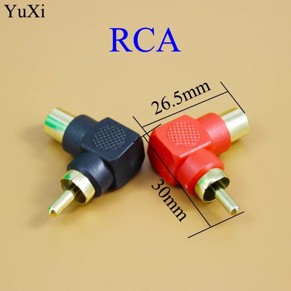YuXi RCA Connector Plug Adapters Male to Female 90 Degree Right Angle M/F Gold Plated Connector DVD Audio Bend Plug
YuXi RCA Connector Plug Adapters Male to Female 90 Degree Right Angle M/F Gold Plated Connector DVD Audio Bend Plug