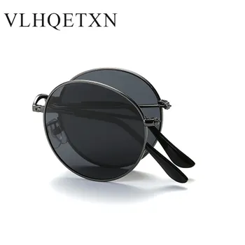 Women Sunglasses Elegant Brand Design Folding Polarized Round Steampunk Eyewear Men Mirror Sun glasses Oculos de sol Feminino
Women Sunglasses Elegant Brand Design Folding Polarized Round Steampunk Eyewear Men Mirror Sun glasses Oculos de sol Feminino