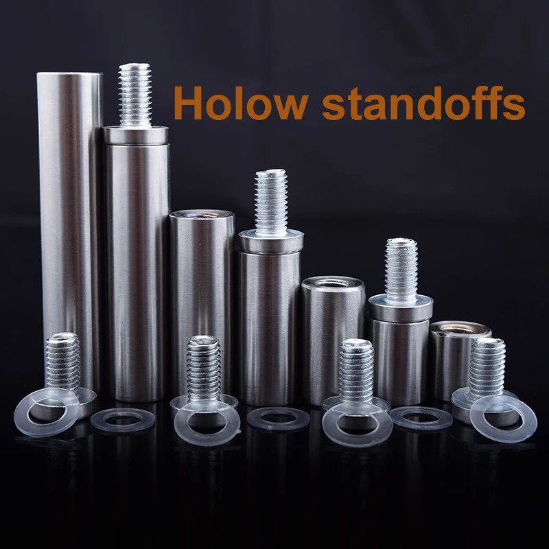 DHL Free Shipping Hollow & Brush Advertising Glass Standoffs 19*200mm 100pcs/lot
DHL Free Shipping Hollow & Brush Advertising Glass Standoffs 19*200mm 100pcs/lot