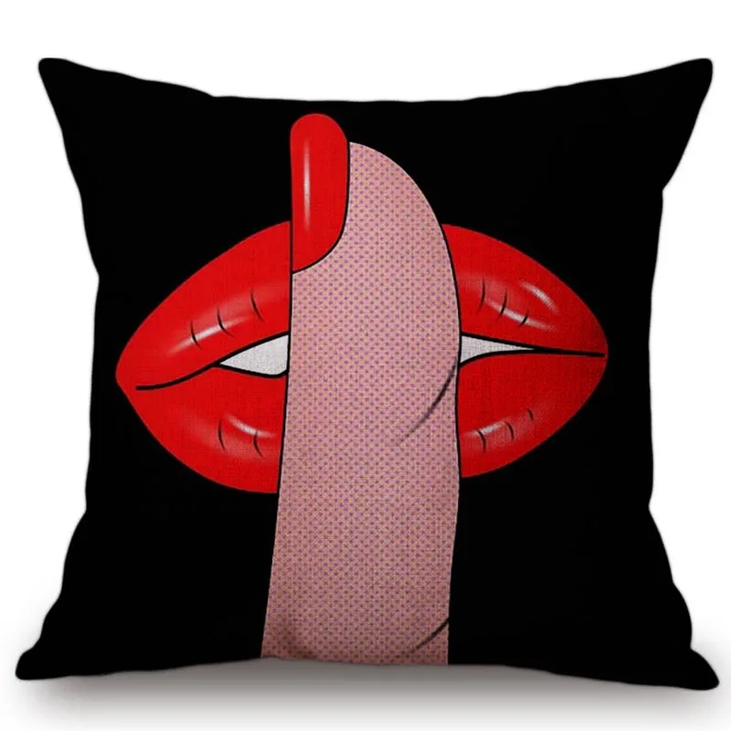 Sexy Lips Pop Art Style Cushion Cover Red Tongue Kiss Cotton Linen Valentine's Love Gift Home Decoration Sofa Throw Pillow Cover
Sexy Lips Pop Art Style Cushion Cover Red Tongue Kiss Cotton Linen Valentine's Love Gift Home Decoration Sofa Throw Pillow Cover
