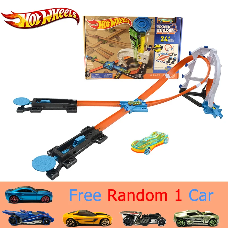 Hot Wheels 4 в 1 супер Трековый костюм автомобиль игрушка Новый дизайн