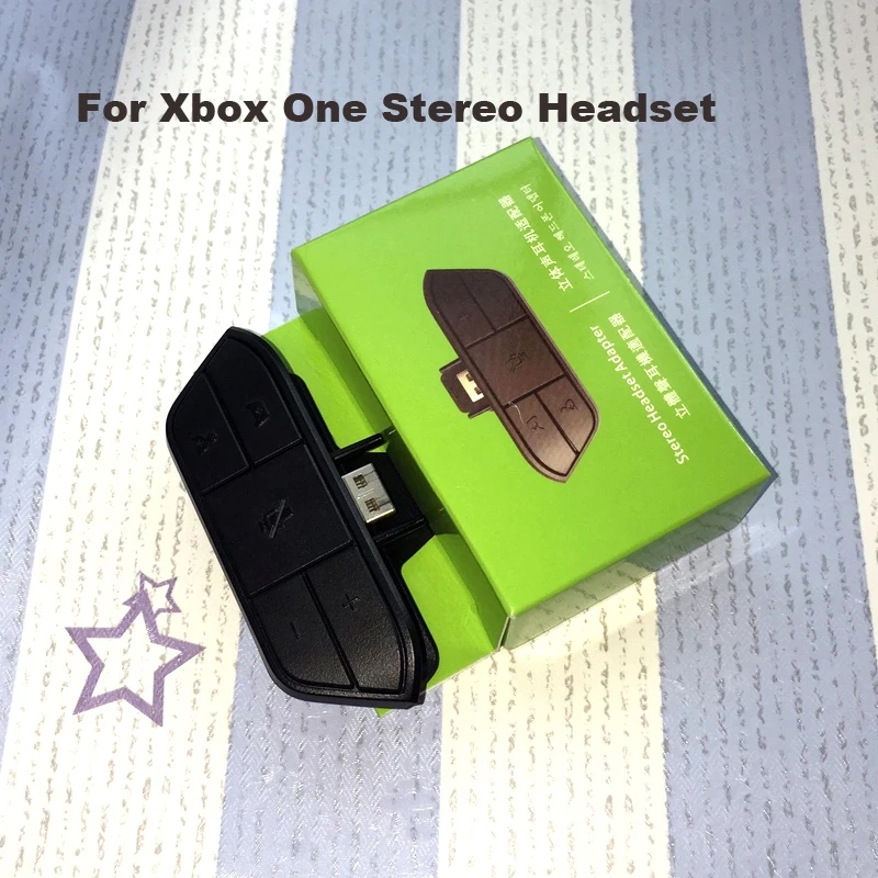 

1pcs For Xbox One Stereo Headset Adapter Controller Audio Adapters Headphone Converter For Microsoft Xbox One Wireless Gamepad