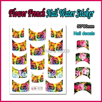 New 22Sheets/Lot 11 Styles French Square Flower Nail Sticker Colorful Nail Art Water Transfer Decals Sticker Decoration B111-121
New 22Sheets/Lot 11 Styles French Square Flower Nail Sticker Colorful Nail Art Water Transfer Decals Sticker Decoration B111-121
