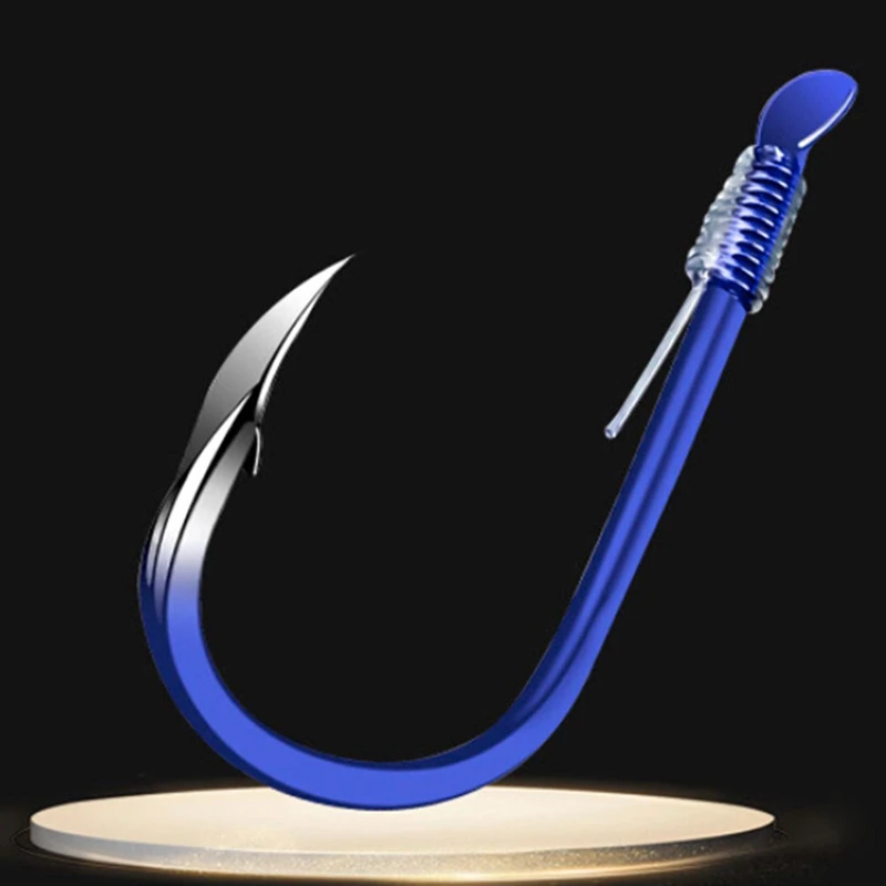 1 set Carbon Steel Fishing Hooks with Box Blue Size 1#-10# Bait Lure Fishhooks Ghost Teeth Hooks Sea Fishing
1 set Carbon Steel Fishing Hooks with Box Blue Size 1#-10# Bait Lure Fishhooks Ghost Teeth Hooks Sea Fishing