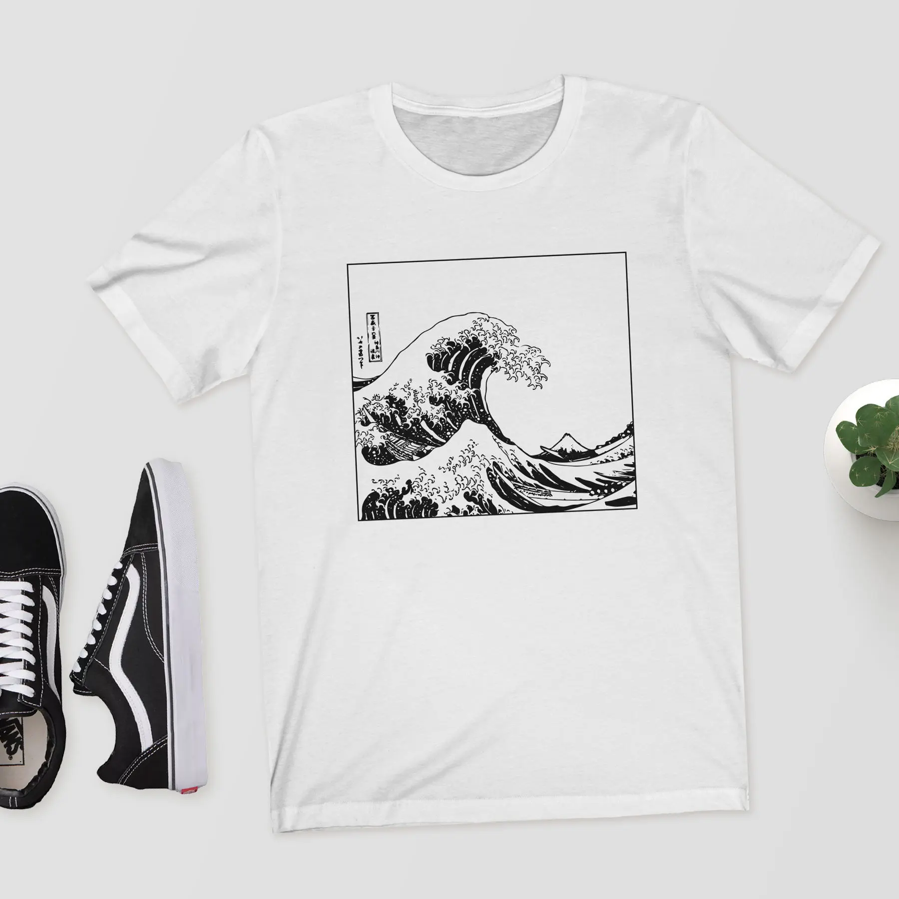 The Great Wave Off Kanagawa женская футболка с японским рисунком siple милая для девочек 2019
