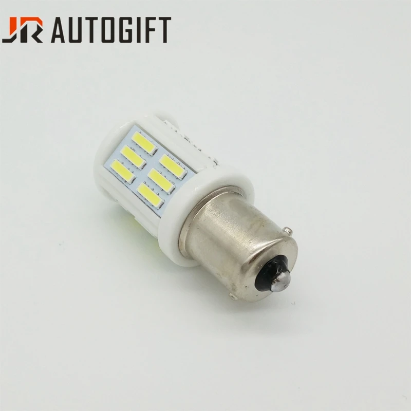 2xSuper bright S20 1156 1157 27SMD 7020 Chip Car LED Bulb white 12V-24V Wide voltage Brake Turn signal Parking light car styling
2xSuper bright S20 1156 1157 27SMD 7020 Chip Car LED Bulb white 12V-24V Wide voltage Brake Turn signal Parking light car styling
