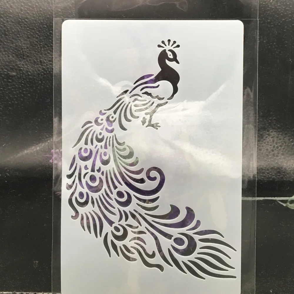 180*116mm Peacock DIY Layering Stencils Wall Painting Scrapbook Coloring Embossing Album Decorative Card Template
180*116mm Peacock DIY Layering Stencils Wall Painting Scrapbook Coloring Embossing Album Decorative Card Template