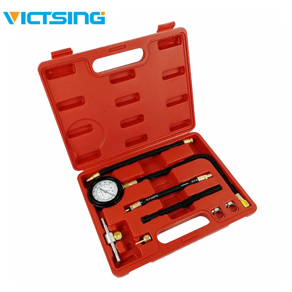 VicTsing TU-113 Fuel Injection Compression Gauge of Petrol Gasoline Pressure Tester Kit for Motor Auto SUV 0-100 PSI 0-7 BAR
VicTsing TU-113 Fuel Injection Compression Gauge of Petrol Gasoline Pressure Tester Kit for Motor Auto SUV 0-100 PSI 0-7 BAR