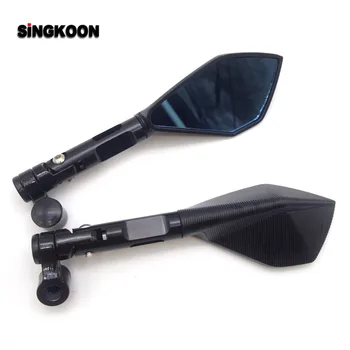 CNC Aluminum Motorcycle Rearview Mirrors Blue Glass Motorcycle Side Mirror FOR cb 600 hornet benelli leoncino honda rebel vino
CNC Aluminum Motorcycle Rearview Mirrors Blue Glass Motorcycle Side Mirror FOR cb 600 hornet benelli leoncino honda rebel vino