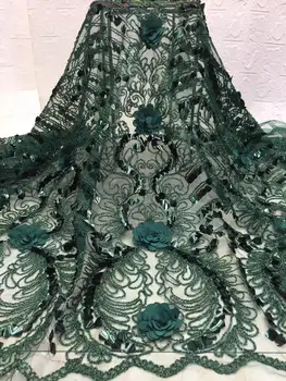 2019 high quality French Nigerian sequins net lace,African tulle mesh sequence lace fabric for party dress 5yards/lot white 
2019 high quality French Nigerian sequins net lace,African tulle mesh sequence lace fabric for party dress 5yards/lot white