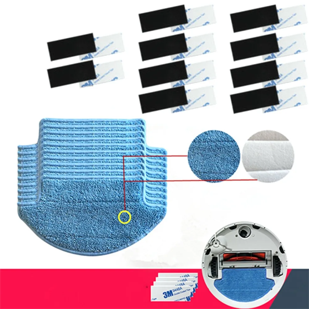 10 Mop Cloths + 10 Magic paste for Xiaomi Mi Robot Vacuum Cleaner Parts Replacement Thickness Cleaning Mop Cloths Accessories
10 Mop Cloths + 10 Magic paste for Xiaomi Mi Robot Vacuum Cleaner Parts Replacement Thickness Cleaning Mop Cloths Accessories