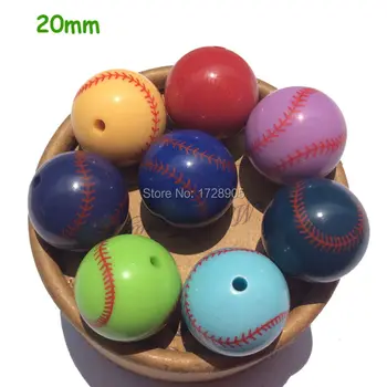 2015 Mixed Assorted colors 20mm 100pcs/Lot Acrylic Baseball Beads Chunky Jewelry Accessory Beads Free Shipping! 
2015 Mixed Assorted colors 20mm 100pcs/Lot Acrylic Baseball Beads Chunky Jewelry Accessory Beads Free Shipping!