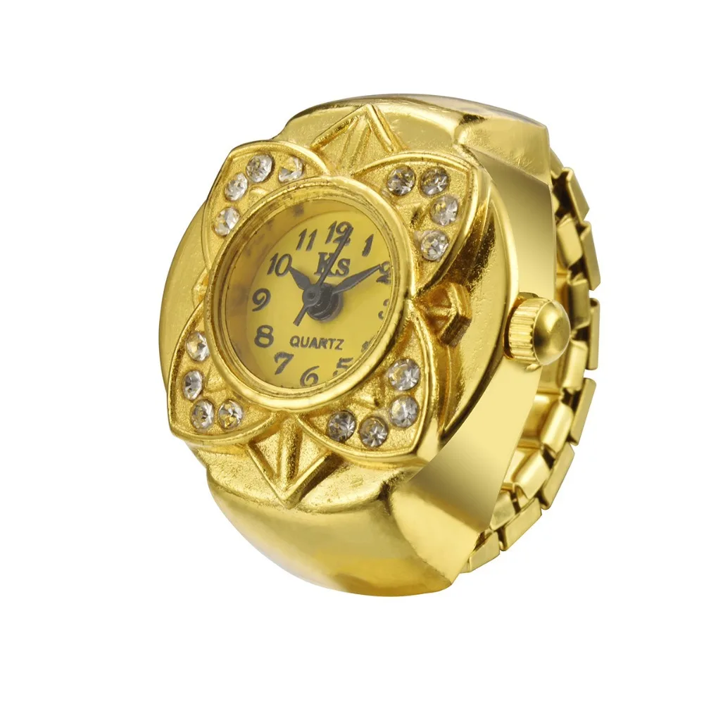 Hot Fashion Women Gold Flower Style Alloy Analog Quartz Finger Ring Watch high quality girl lady clock hour WH333
Hot Fashion Women Gold Flower Style Alloy Analog Quartz Finger Ring Watch high quality girl lady clock hour WH333