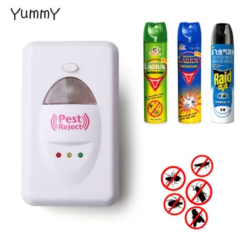 1 Pc 100% Effective Safe Ultrasonic Electronic Pest Repeller Killer Insect Rodent Mosquitoes Rat Cockroaches Control Pest Reject
1 Pc 100% Effective Safe Ultrasonic Electronic Pest Repeller Killer Insect Rodent Mosquitoes Rat Cockroaches Control Pest Reject