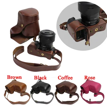 Retro Luxury Pu Leather Camera Video Case bag For Sony A6500 ILCE6500 Camera Cover With Shoulder Strap Open Battery Design 
Retro Luxury Pu Leather Camera Video Case bag For Sony A6500 ILCE6500 Camera Cover With Shoulder Strap Open Battery Design