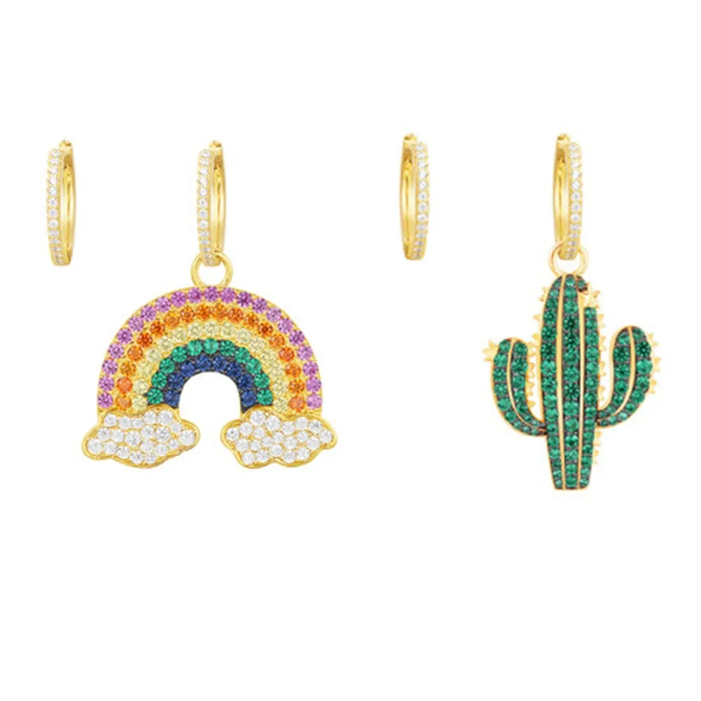 SY APM Monaco 100% Sterling Silver Original 1:1 High Quality Have Logo New Summer ARC-EN-CIEL Earrings Women Jewelry Free Mail
SY APM Monaco 100% Sterling Silver Original 1:1 High Quality Have Logo New Summer ARC-EN-CIEL Earrings Women Jewelry Free Mail