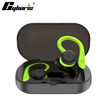CYBORIS Bluetooth 5.0 Headset TWS Dual Bluetooth Headset True Wireless IPX7 Waterproof with Ear-hook In-ear Noise Canceling
CYBORIS Bluetooth 5.0 Headset TWS Dual Bluetooth Headset True Wireless IPX7 Waterproof with Ear-hook In-ear Noise Canceling