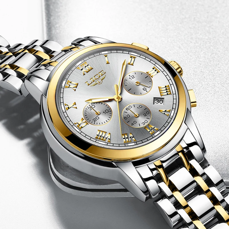 LIGE 2019 Men's Watches Military Luxury Watch Mens Quartz Stainless Steel Clock Fashion Chronograph Watch Man Relogio Masculino
LIGE 2019 Men's Watches Military Luxury Watch Mens Quartz Stainless Steel Clock Fashion Chronograph Watch Man Relogio Masculino