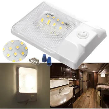 DC 12V 4W 24LED Car Single Dome Lights RV Interior Single Ceiling Dome White Light Waterproof for Camper Home Boat Trailer
DC 12V 4W 24LED Car Single Dome Lights RV Interior Single Ceiling Dome White Light Waterproof for Camper Home Boat Trailer