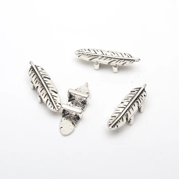 20pcs For 5mm flat leather slider Antiquer sliver feather slider flower feather jewelry finding supplies D-1-5-6
20pcs For 5mm flat leather slider Antiquer sliver feather slider flower feather jewelry finding supplies D-1-5-6