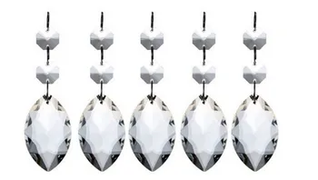 5pcs/lot 50mm Clear Crystal Prisms Glass Chandelier Faceted Teardrop Pendants 3.9 inch Long for Lamp/Part/Home/Car Decoration
5pcs/lot 50mm Clear Crystal Prisms Glass Chandelier Faceted Teardrop Pendants 3.9 inch Long for Lamp/Part/Home/Car Decoration