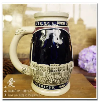 2016 New Arrival "Austria Vienna Palace " Ceramic German Beer Mug Hand Painted Mugs Embossed Pattern Coffee Cup 16*18cm
2016 New Arrival "Austria Vienna Palace " Ceramic German Beer Mug Hand Painted Mugs Embossed Pattern Coffee Cup 16*18cm