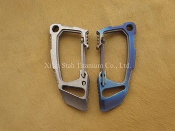 Titanium TC4 Multi-function Carabiner 29g with Bottle opener / Straight Screwdriver / Dulledge / Pry bar / Personal defense
Titanium TC4 Multi-function Carabiner 29g with Bottle opener / Straight Screwdriver / Dulledge / Pry bar / Personal defense
