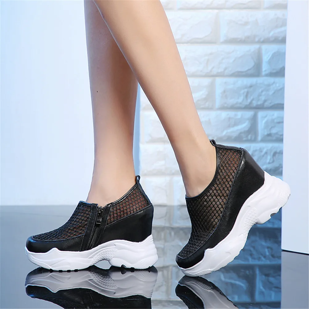 Brand Luxury Genuine Leather Ladies Platform Hollow Women Shoes Woman Casual Soft Summer Inner High Heels Breathable Pumps
Brand Luxury Genuine Leather Ladies Platform Hollow Women Shoes Woman Casual Soft Summer Inner High Heels Breathable Pumps