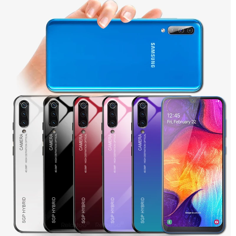 Gradient Tempered Glass Phone Case On For Samsung Galaxy A50 A30 A10 Soft Silicone Frame Back Cover For Samsung M30 M20 M10 Case
Gradient Tempered Glass Phone Case On For Samsung Galaxy A50 A30 A10 Soft Silicone Frame Back Cover For Samsung M30 M20 M10 Case