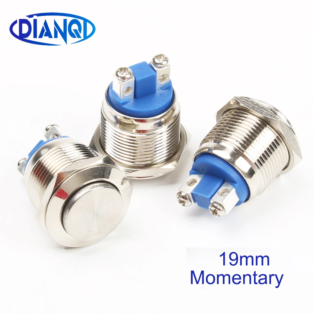Hot sale 19mm push button switch high round Momentary Nickel plated flat Brass Momentary switches screw terminal 19GT.F.L
Hot sale 19mm push button switch high round Momentary Nickel plated flat Brass Momentary switches screw terminal 19GT.F.L