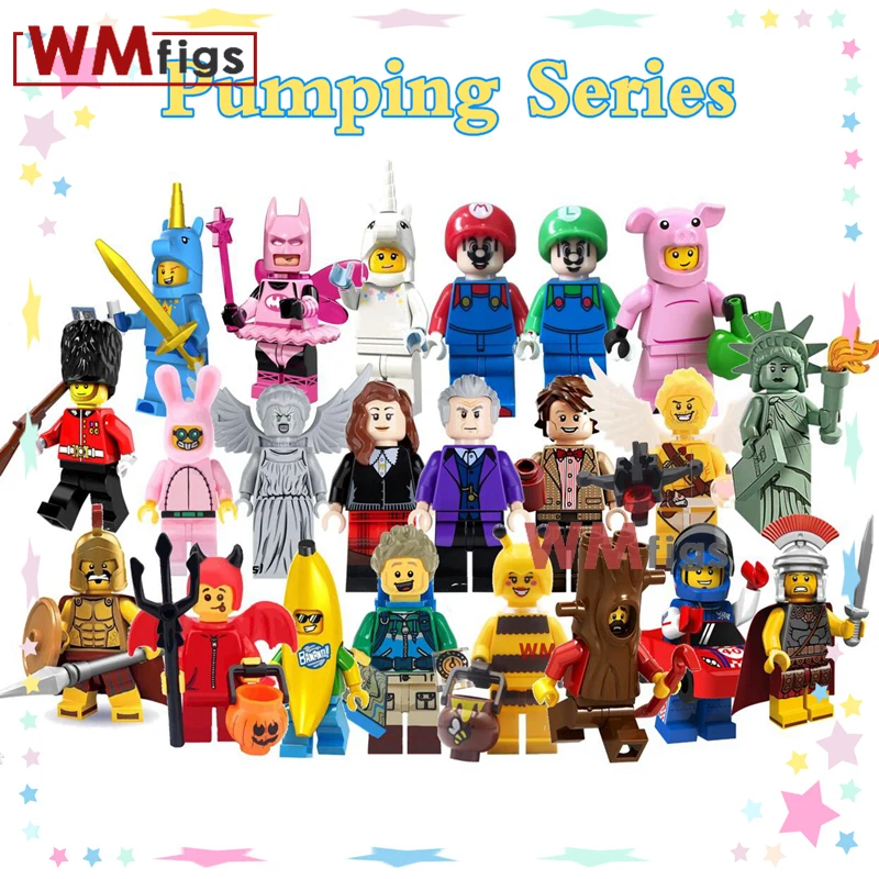 Super Mario Doctor Who Unicorn Car Boy Spartan Romman Commander Panda Model Pumping Building Blocks Toys Girl Party Gift
Super Mario Doctor Who Unicorn Car Boy Spartan Romman Commander Panda Model Pumping Building Blocks Toys Girl Party Gift