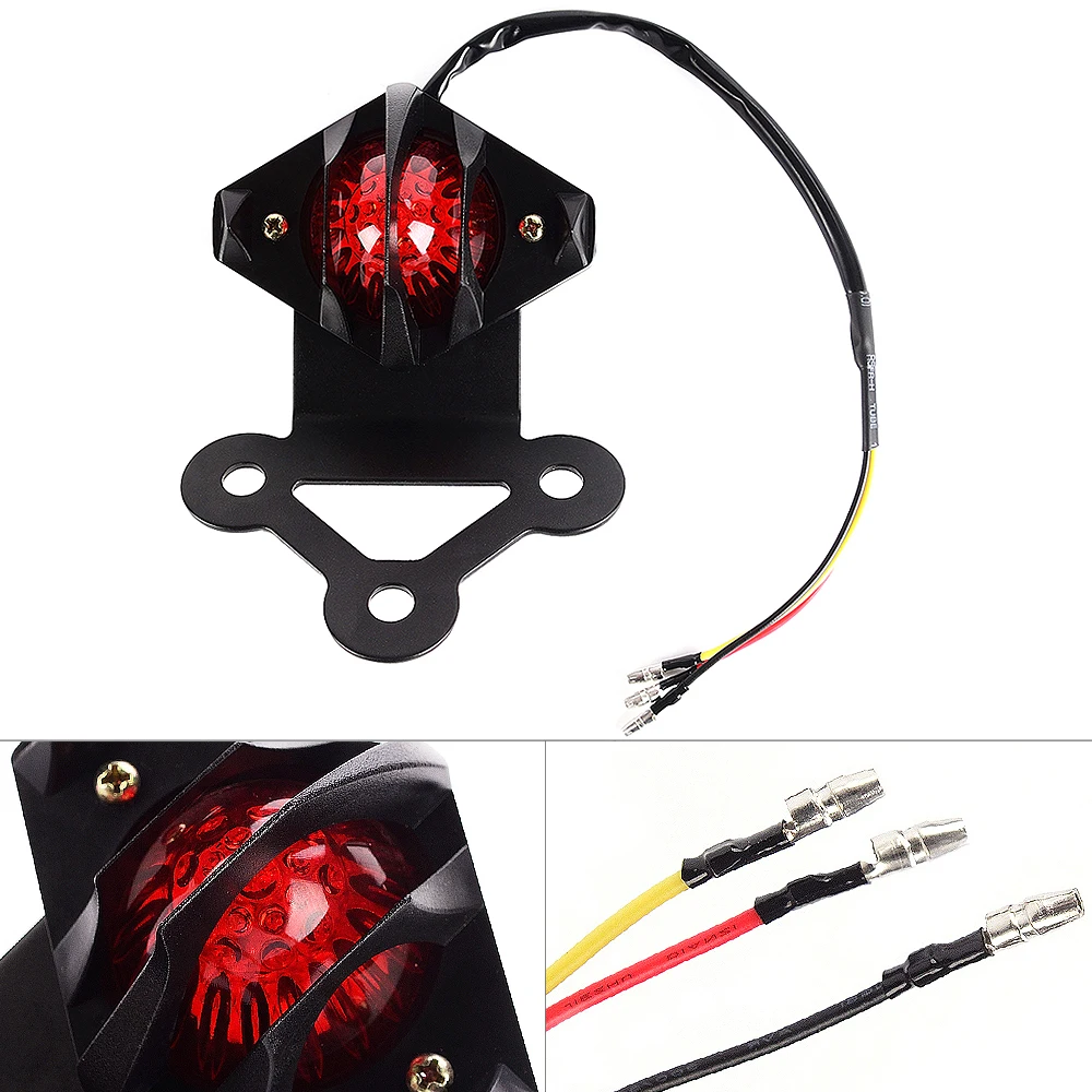 12V Universal Motrocycle Taillight Brake Light Motorcycle Modified LED Stop Lamp Red light for Motorcycle Motorbike
12V Universal Motrocycle Taillight Brake Light Motorcycle Modified LED Stop Lamp Red light for Motorcycle Motorbike