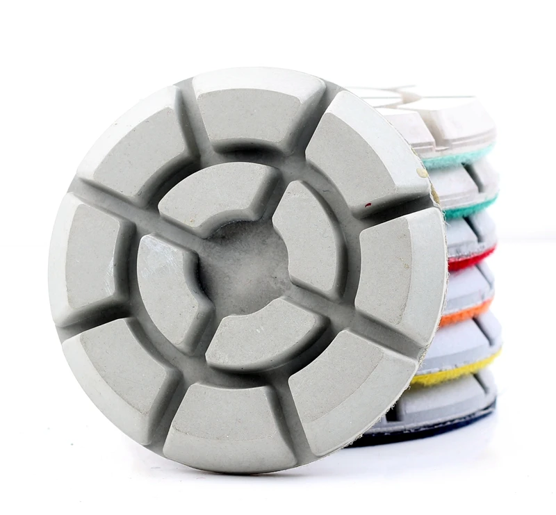 free shipping DC-TYFL02 diamond 4 inch 100mm dry or wet floor polishing pads for stone concrete | Инструменты