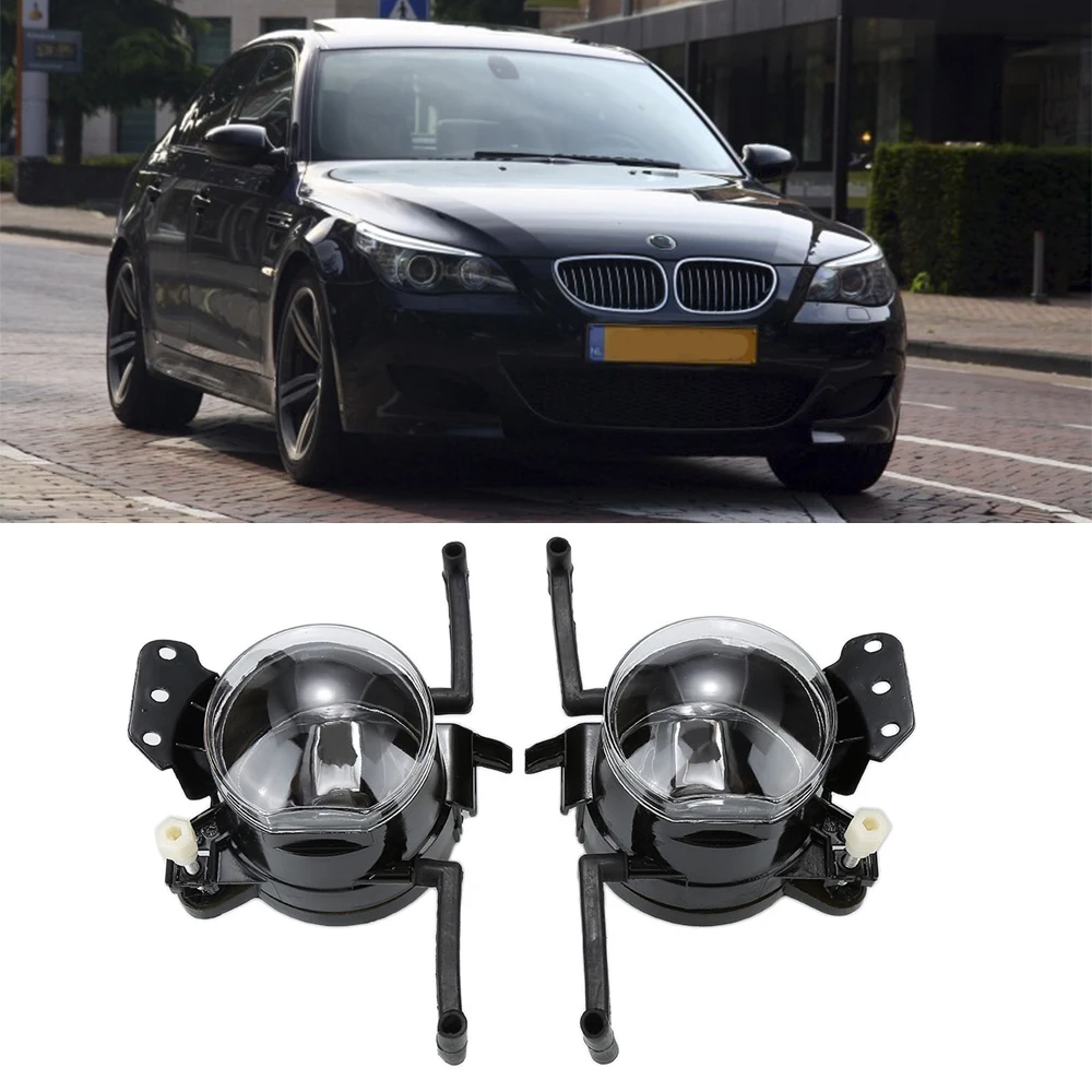 Pair of Car Front Bumper Fog Light with Light Lamp Cover For BMW E60 03-07 Fog Light Daytime Running Light Set
Pair of Car Front Bumper Fog Light with Light Lamp Cover For BMW E60 03-07 Fog Light Daytime Running Light Set
