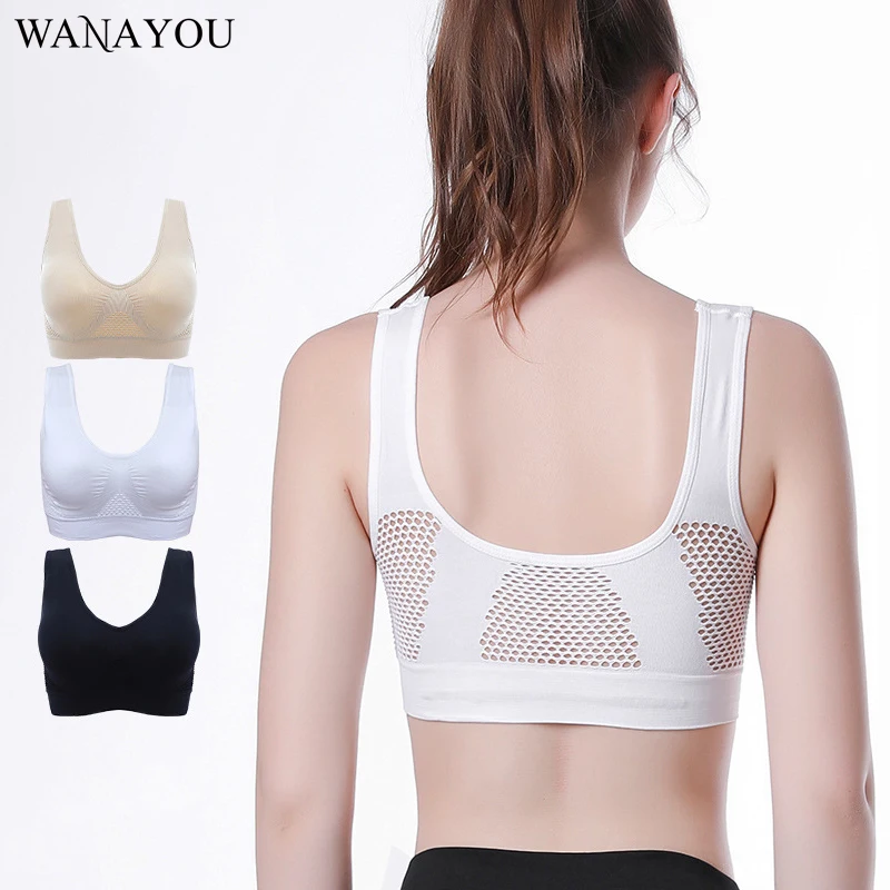 S-XXXL Breathable Sports Bras Women Hollow Padded Sports Bra Top Plus Size Gym Running Fitness Yoga Sports Tops
S-XXXL Breathable Sports Bras Women Hollow Padded Sports Bra Top Plus Size Gym Running Fitness Yoga Sports Tops