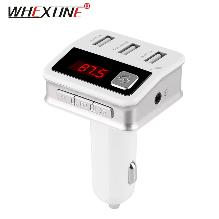 newest Multifunctional LED Display 3 USB Design Handfree Car Vehicles Charger Bluetooth MP3 Player Universal FM Transmitter BC12
newest Multifunctional LED Display 3 USB Design Handfree Car Vehicles Charger Bluetooth MP3 Player Universal FM Transmitter BC12