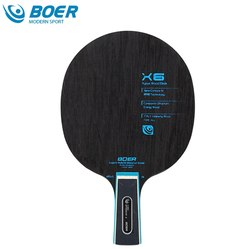 BOER 7 Layers Tung Wood Plus Carbon Fiber Ping Pong Racket Base Table Tennis Blade Racket Ping Pong Rackets Fast Attack B43
BOER 7 Layers Tung Wood Plus Carbon Fiber Ping Pong Racket Base Table Tennis Blade Racket Ping Pong Rackets Fast Attack B43