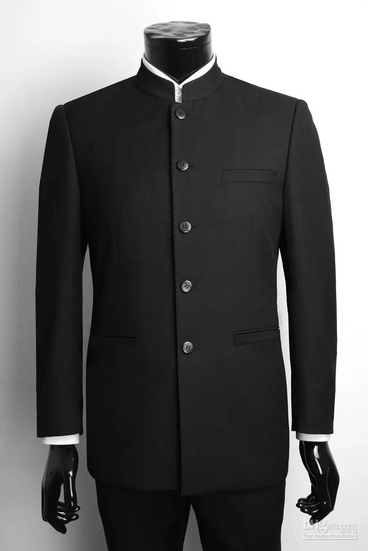 Handsome Groomsmen Mandarin Lapel Groom Tuxedos Mens Wedding Dress Man Jacket Blazer Prom Dinner (Jacket+Pants+Tie) A05
Handsome Groomsmen Mandarin Lapel Groom Tuxedos Mens Wedding Dress Man Jacket Blazer Prom Dinner (Jacket+Pants+Tie) A05