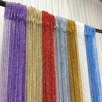 1*2 meters String Curtain Shiny Tassel Flash Silver Line String Curtain Window Panel Room Divider Fly Screen 
1*2 meters String Curtain Shiny Tassel Flash Silver Line String Curtain Window Panel Room Divider Fly Screen